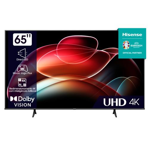 Smart TV Hisense 65  4K UHD 65A6K - 165cm Supply