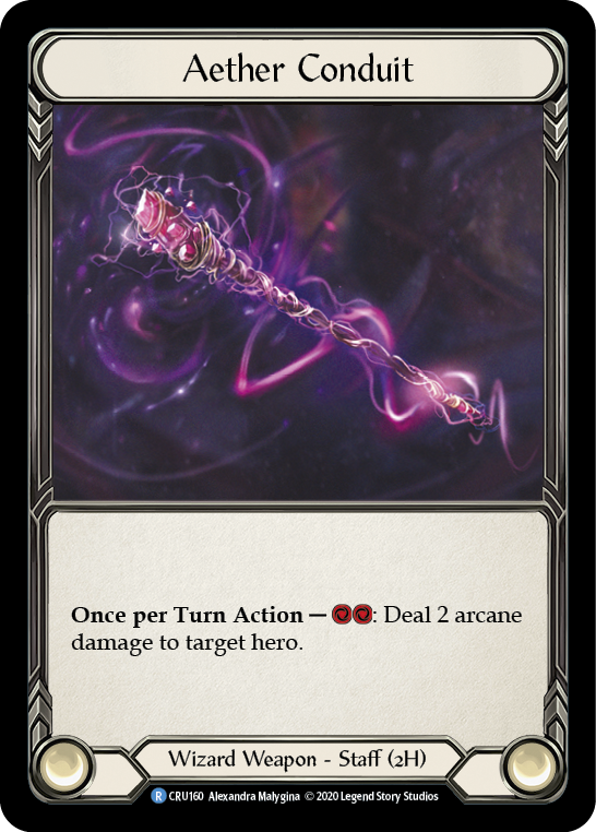 Aether Conduit [CRU160] 1st Edition Cold Foil Discount