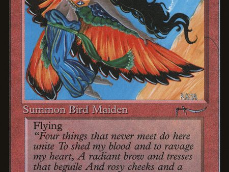 Bird Maiden (Dark Mana Cost) [Arabian Nights] Online