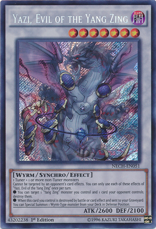 Yazi, Evil of the Yang Zing [NECH-EN051] Secret Rare Fashion