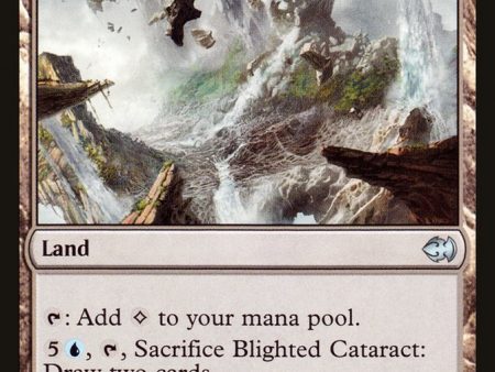 Blighted Cataract [Duel Decks: Merfolk vs. Goblins] on Sale