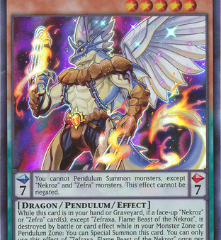 Zefraxa, Flame Beast of the Nekroz [CROS-ENAE1] Super Rare Discount