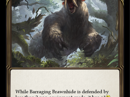 Barraging Brawnhide (Blue) [U-WTR178] Unlimited Normal on Sale