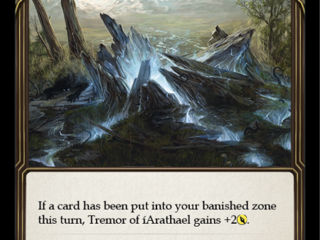 Tremor of iArathael (Blue) [MON256-RF] 1st Edition Rainbow Foil Sale